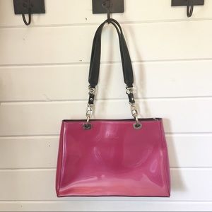 NWOT Beijo Pink Patent Bag